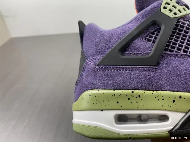 Rep Kickmax Jordan AQ9129-500 Air 4 Purple Canyon WMNS 0323